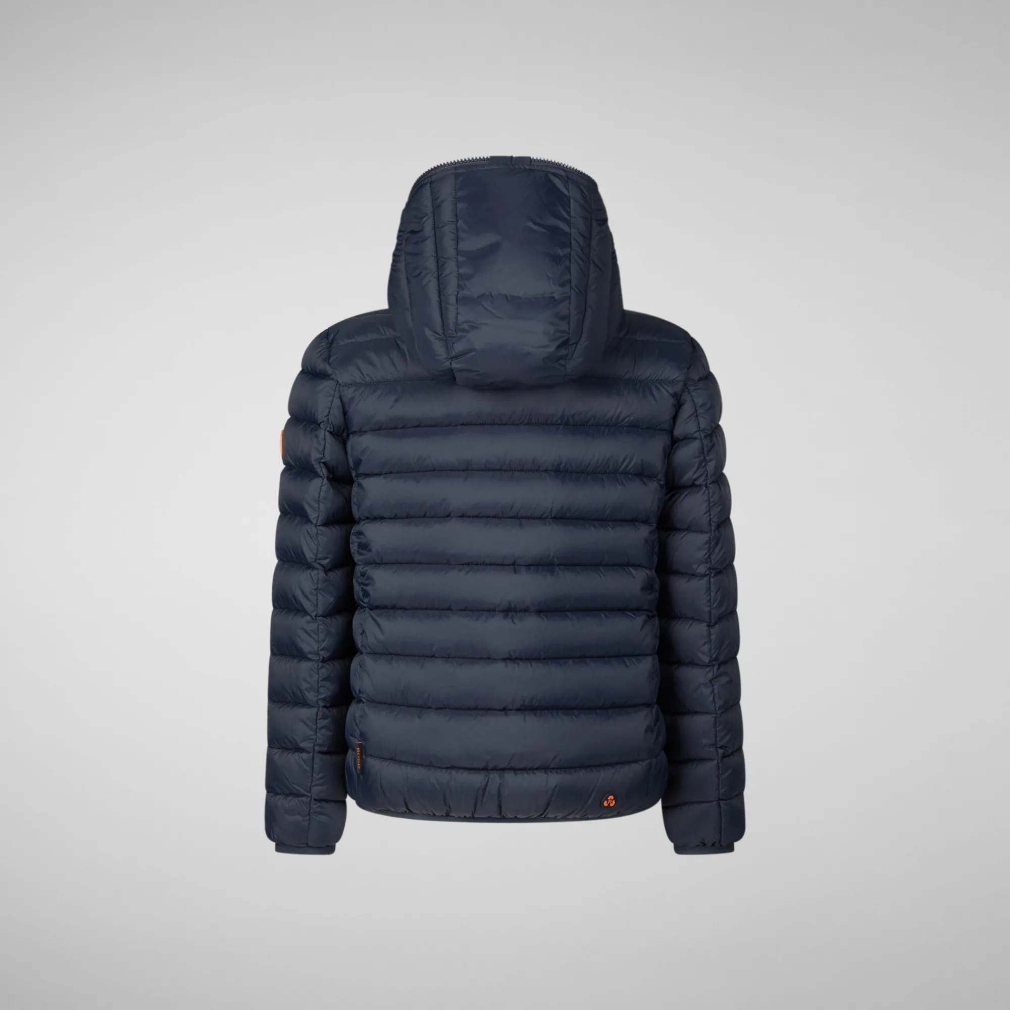 Cheap Save The Duck Boys' animal free Puffer jacket with teddy lining Finnegan in blue black