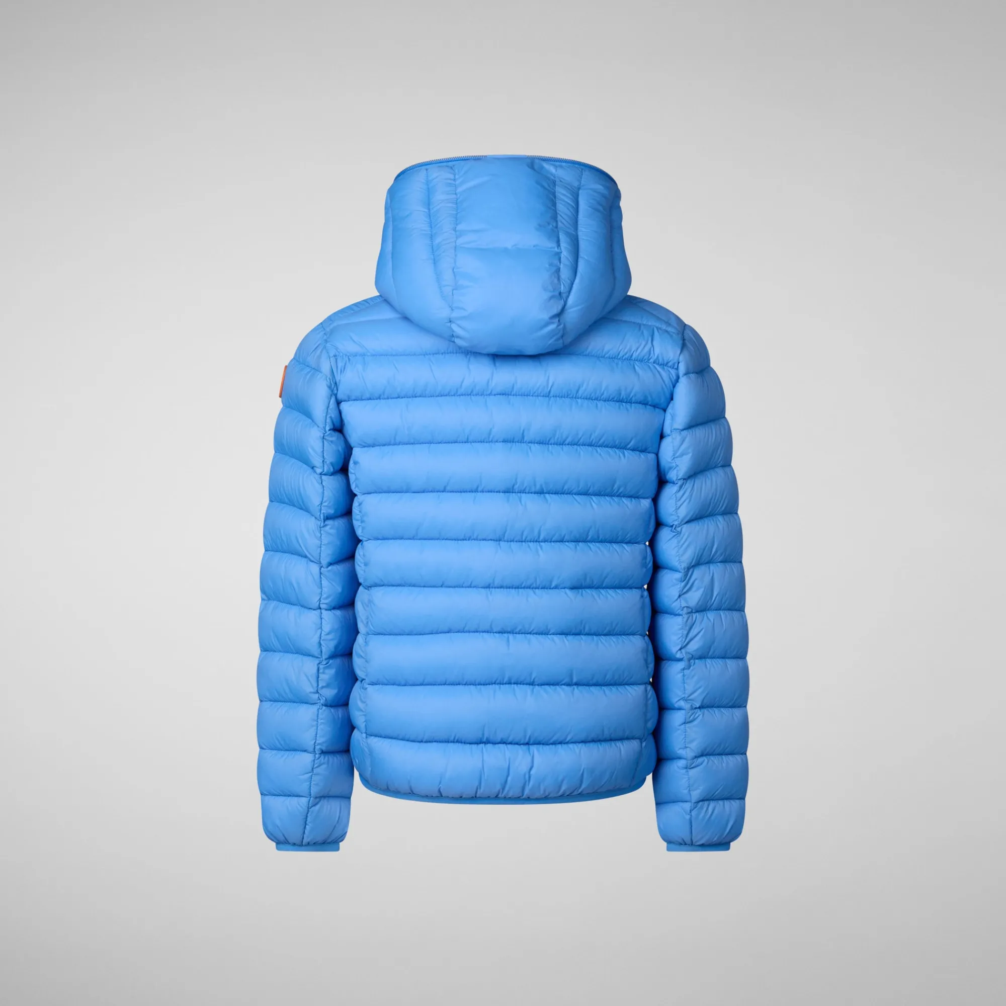 Online Save The Duck Boys' Hooded Animal free Puffer Jacket Dony in cerulean blue