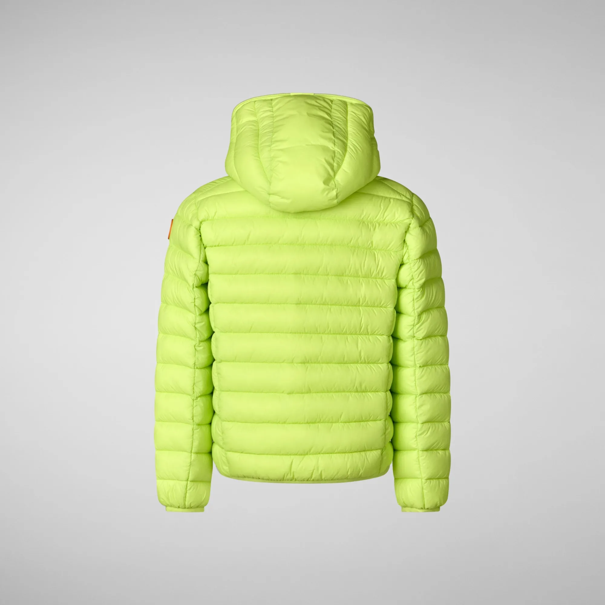 Best Sale Save The Duck Boys' Hooded Animal free Puffer Jacket Dony in lichen green