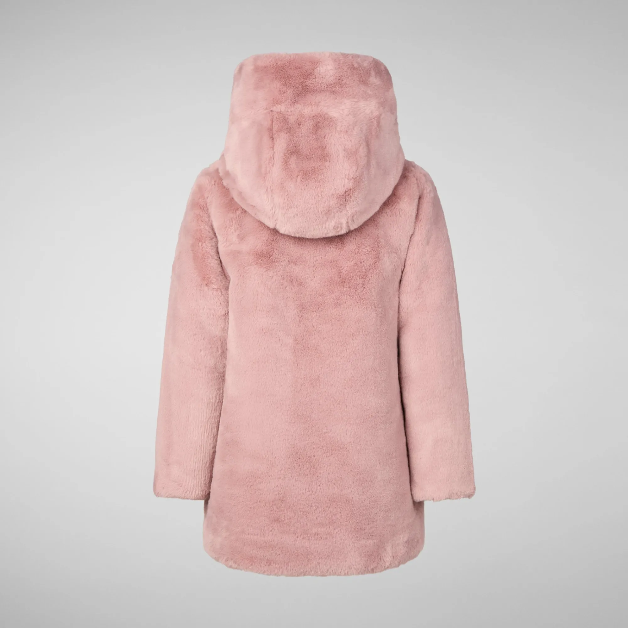 Cheap Save The Duck Girls' animal free Puffer jacket Flora in blush pink