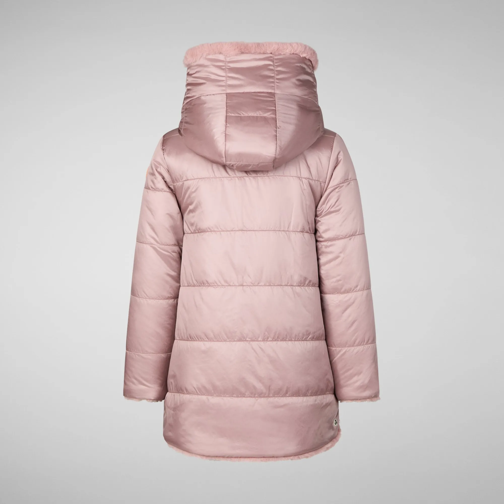 Cheap Save The Duck Girls' animal free Puffer jacket Flora in blush pink