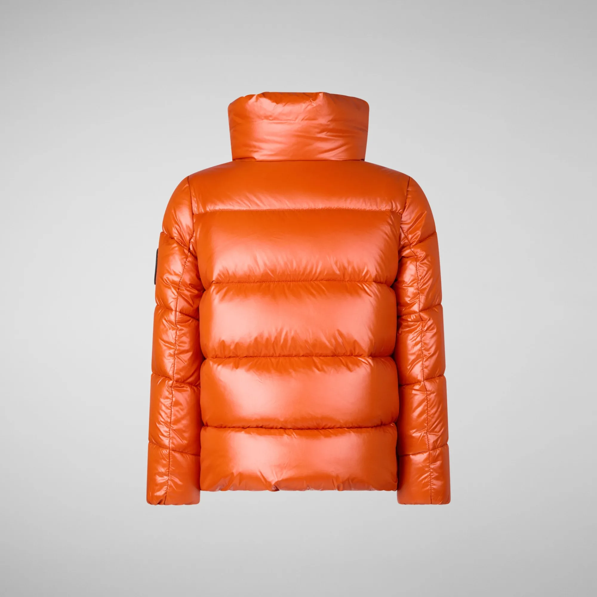Fashion Save The Duck Girls' animal free puffer jacket Jaci in maple orange