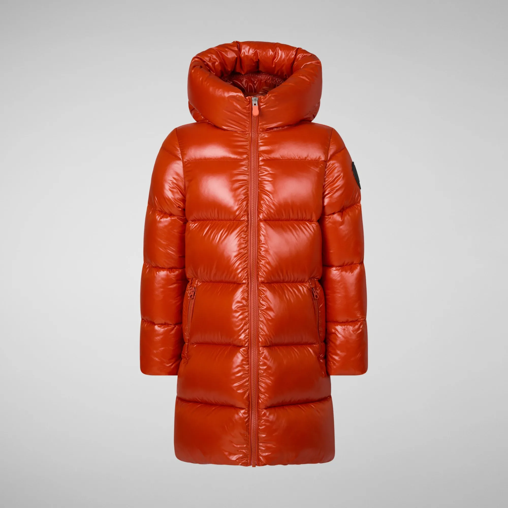 Discount Save The Duck Girls' animal free Puffer jacket Millie in maple orange MapleOrange
