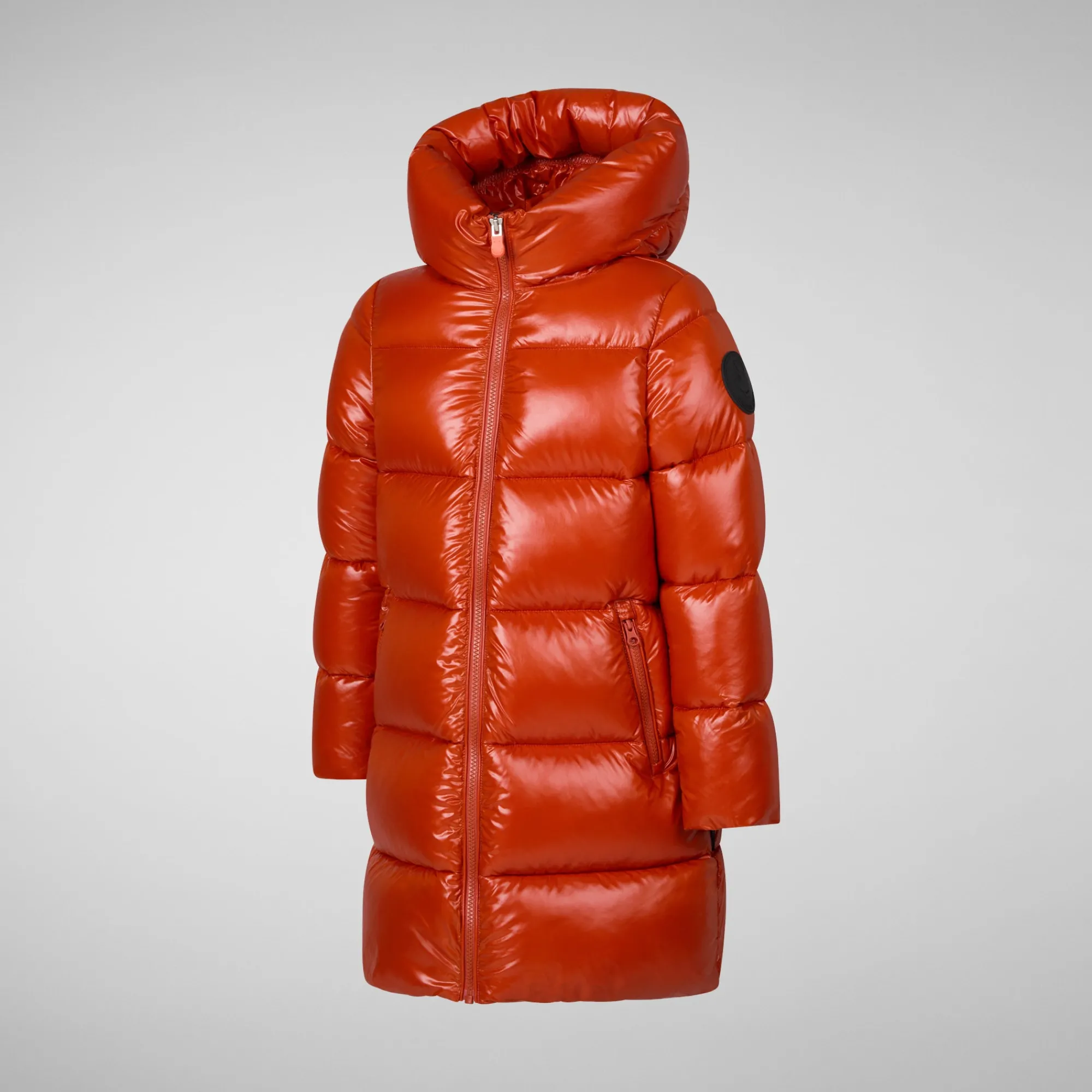 Discount Save The Duck Girls' animal free Puffer jacket Millie in maple orange MapleOrange