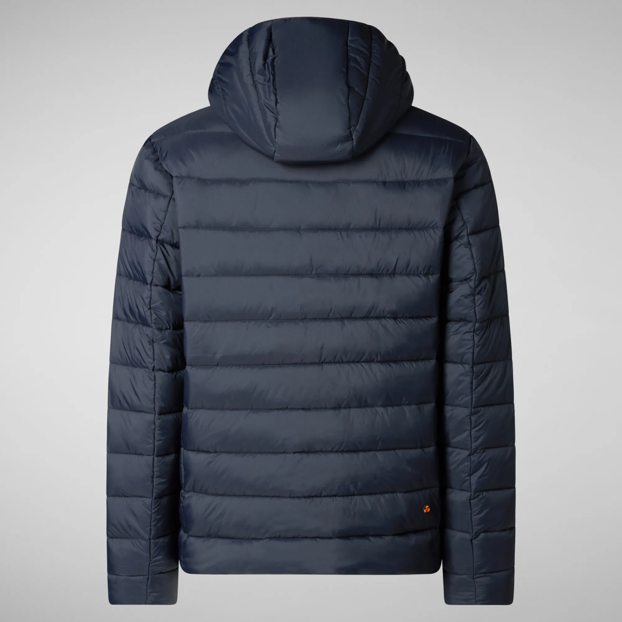Cheap Save The Duck Men's  animal free hooded Animal free Puffer jacket Hector in blue black BlueBlack