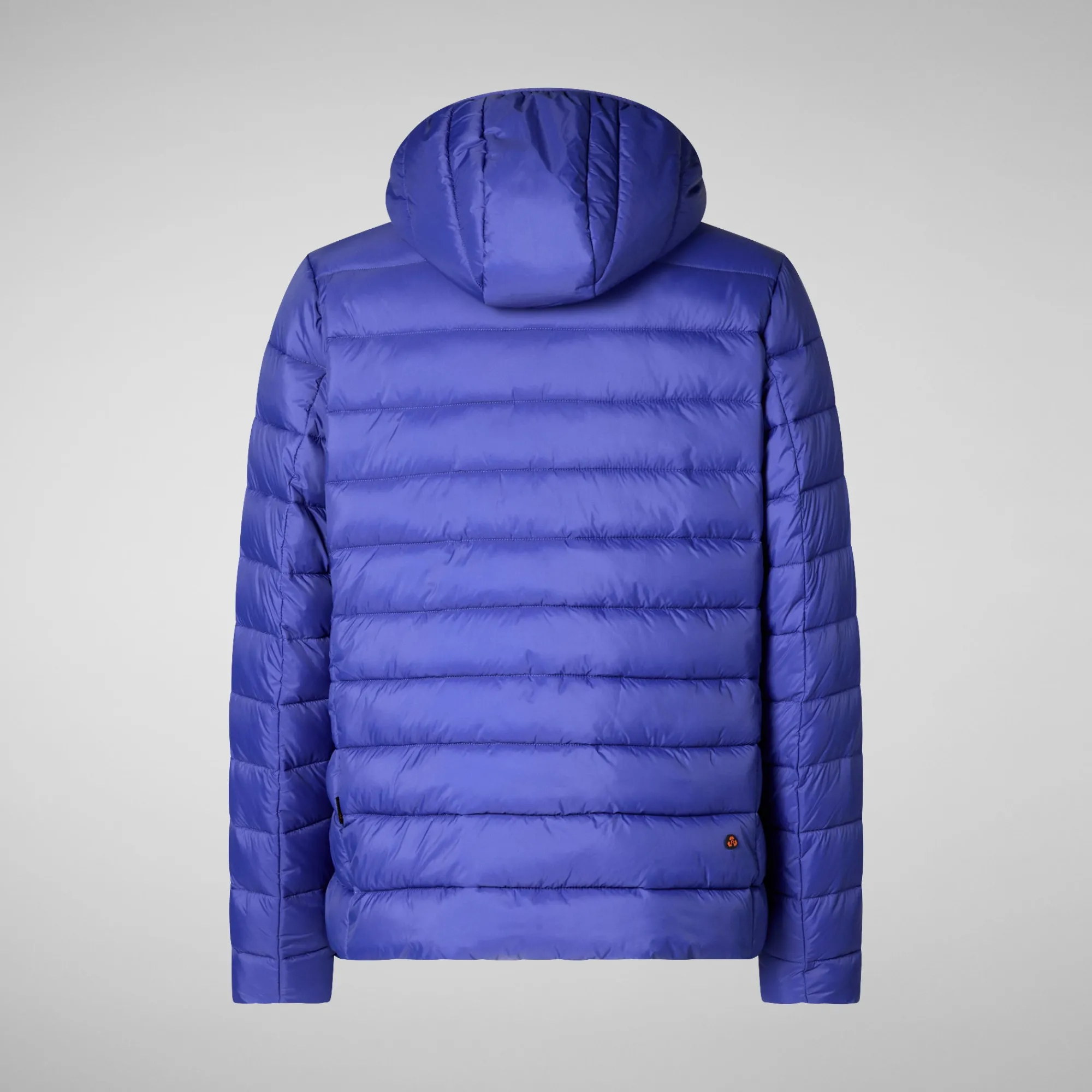 Best Save The Duck Men's  animal free hooded Animal free Puffer jacket Hector in gentian blue GentianBlue