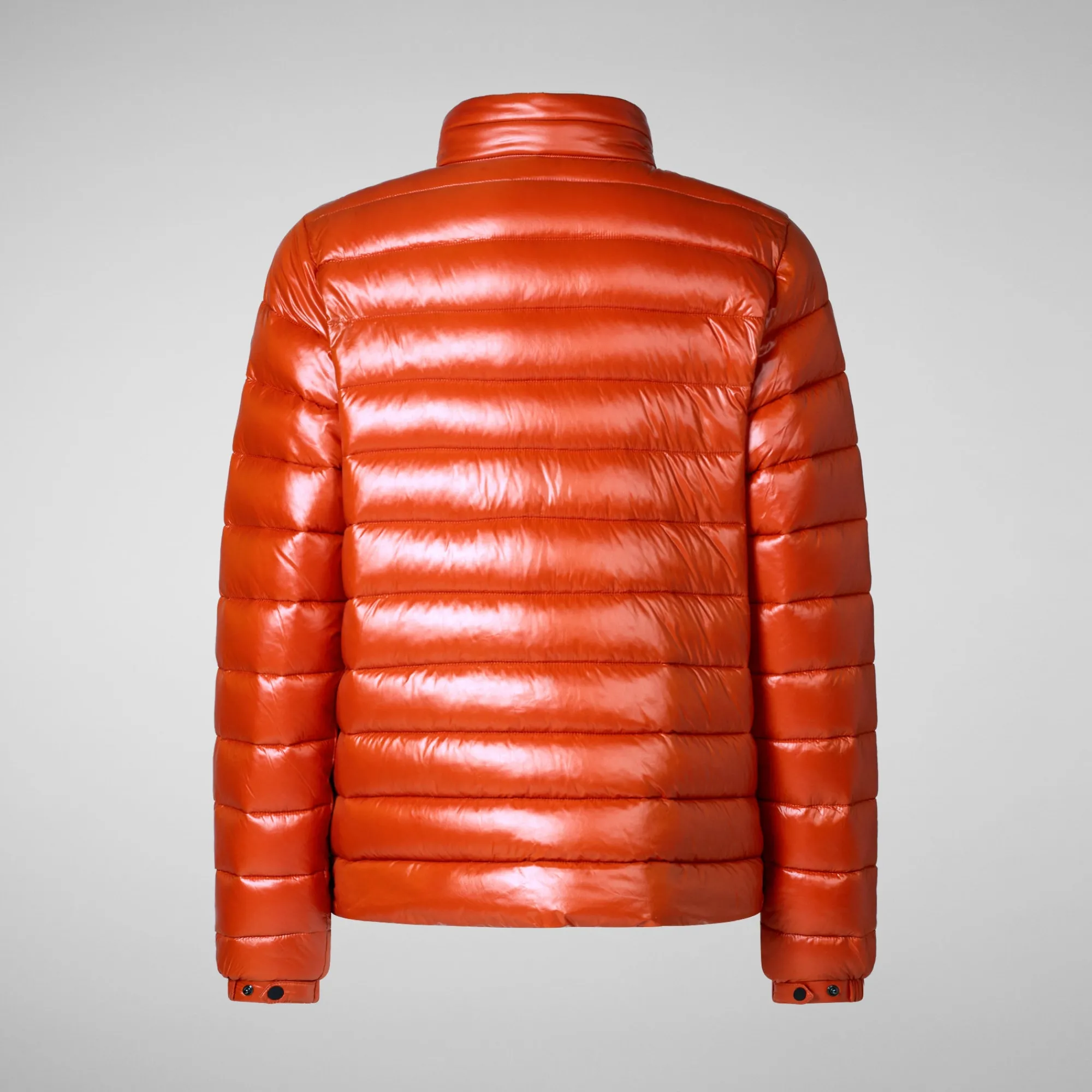 Cheap Save The Duck Men's animal free Puffer jacket Holden in maple orange MapleOrange