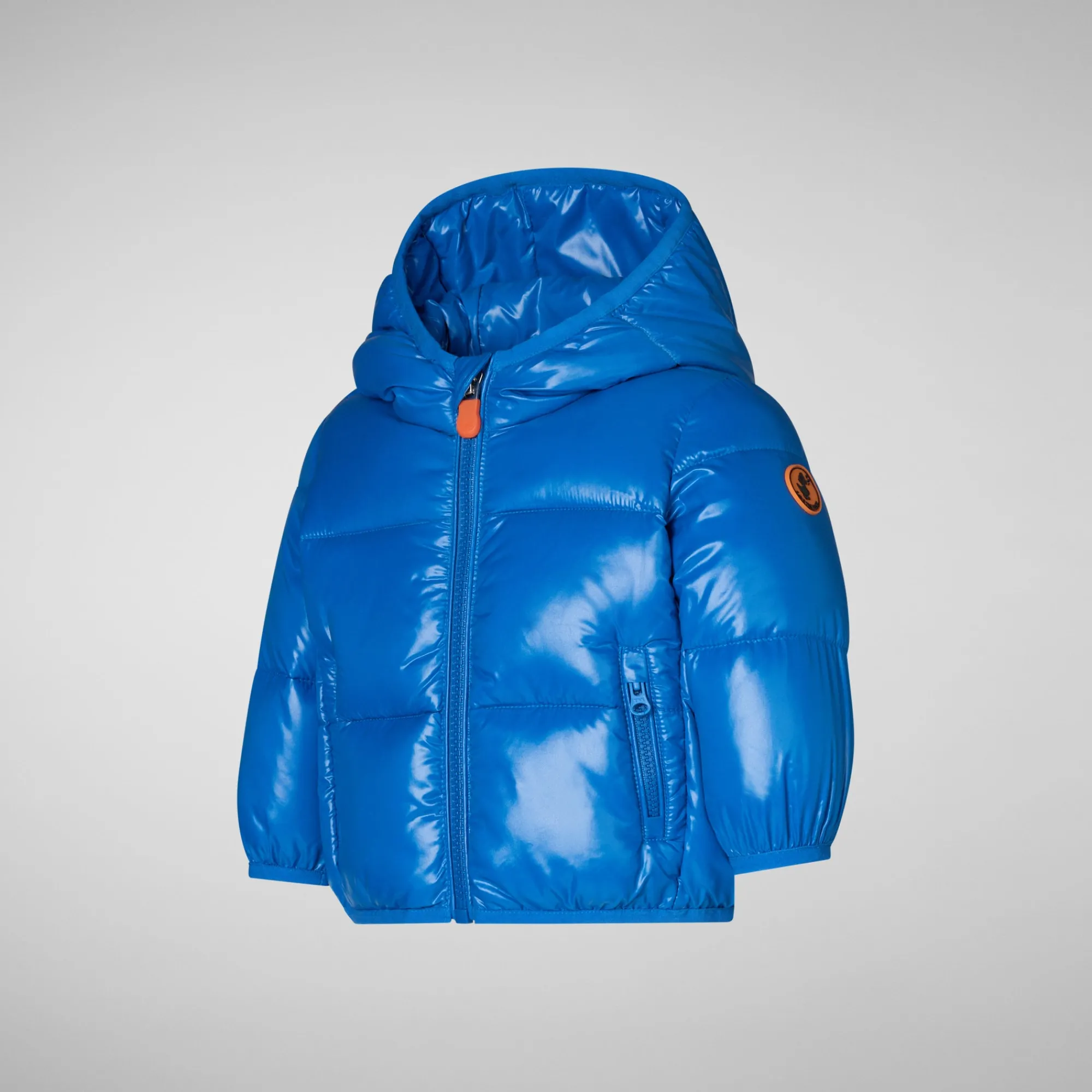 Clearance Save The Duck Unisex kids' animal free Puffer jacket Jody in blue berry BlueBerry