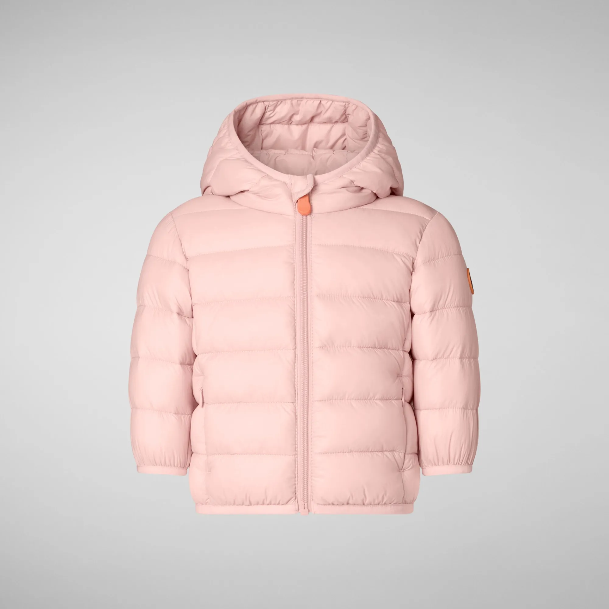 Sale Save The Duck Unisex kids' animal free puffer jacket WAlly in blush pink BlushPink