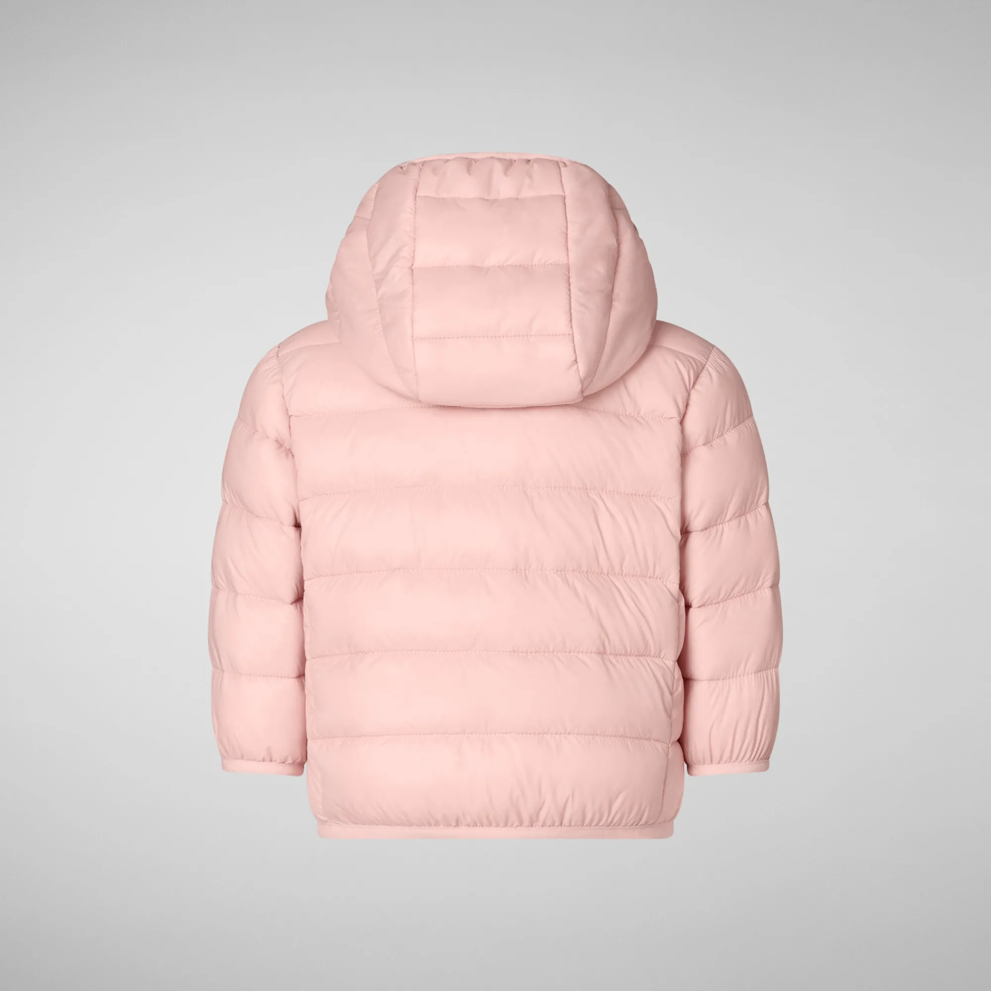 Sale Save The Duck Unisex kids' animal free puffer jacket WAlly in blush pink BlushPink