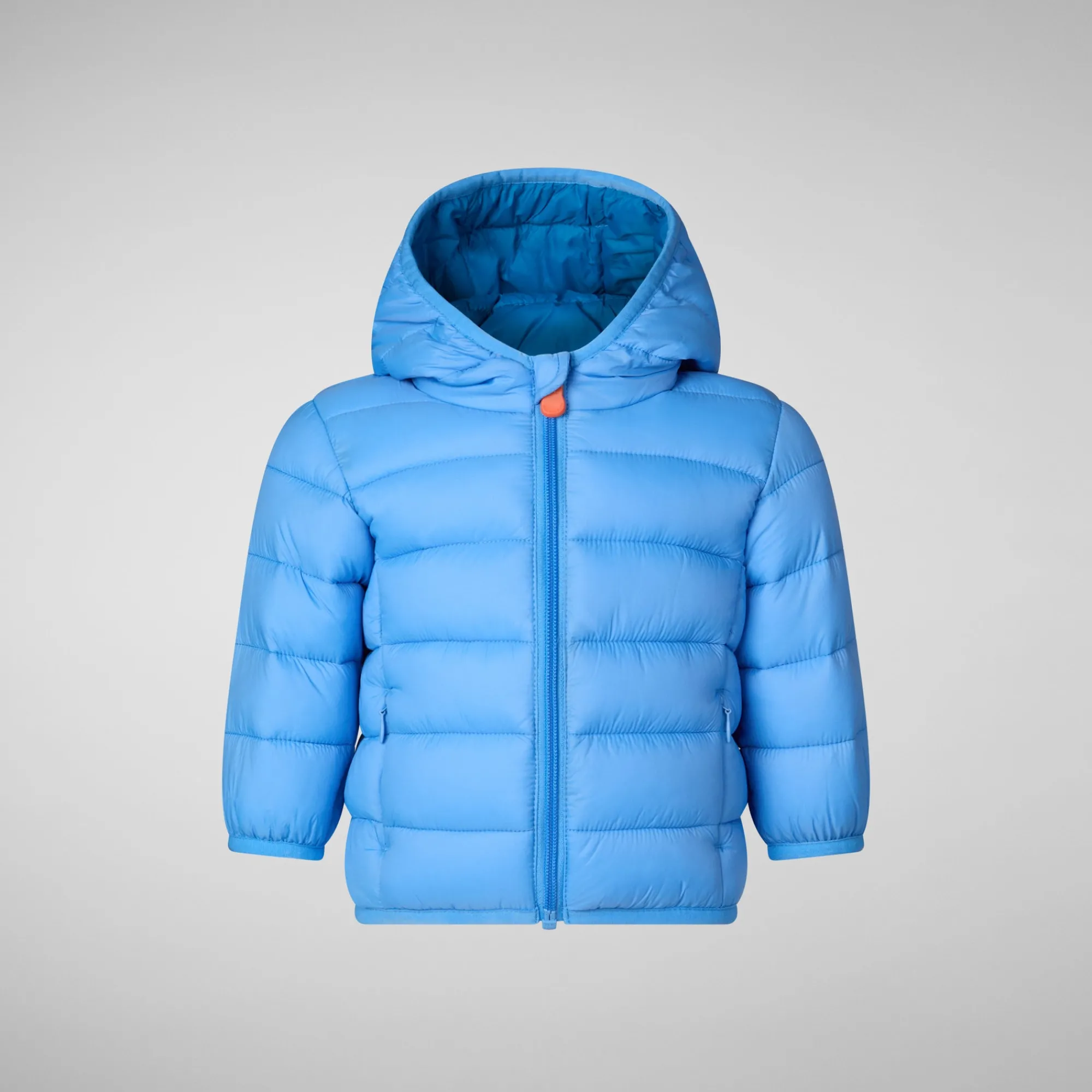 Best Save The Duck Unisex kids' animal free puffer jacket WAlly in cerulean blue CeruleanBlue