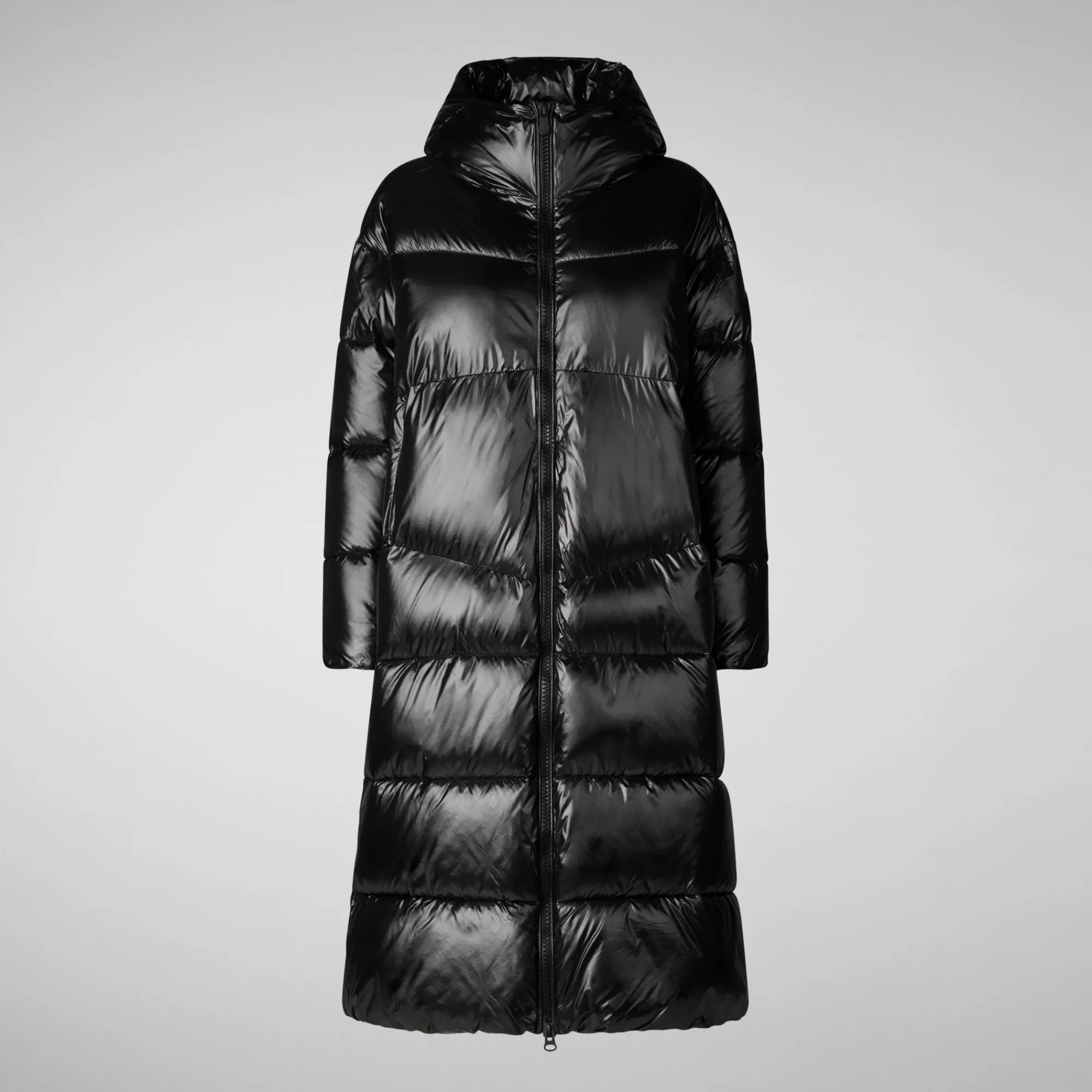 Discount Save The Duck Women's animal free hooded Animal free Puffer jacket Clarice in Black