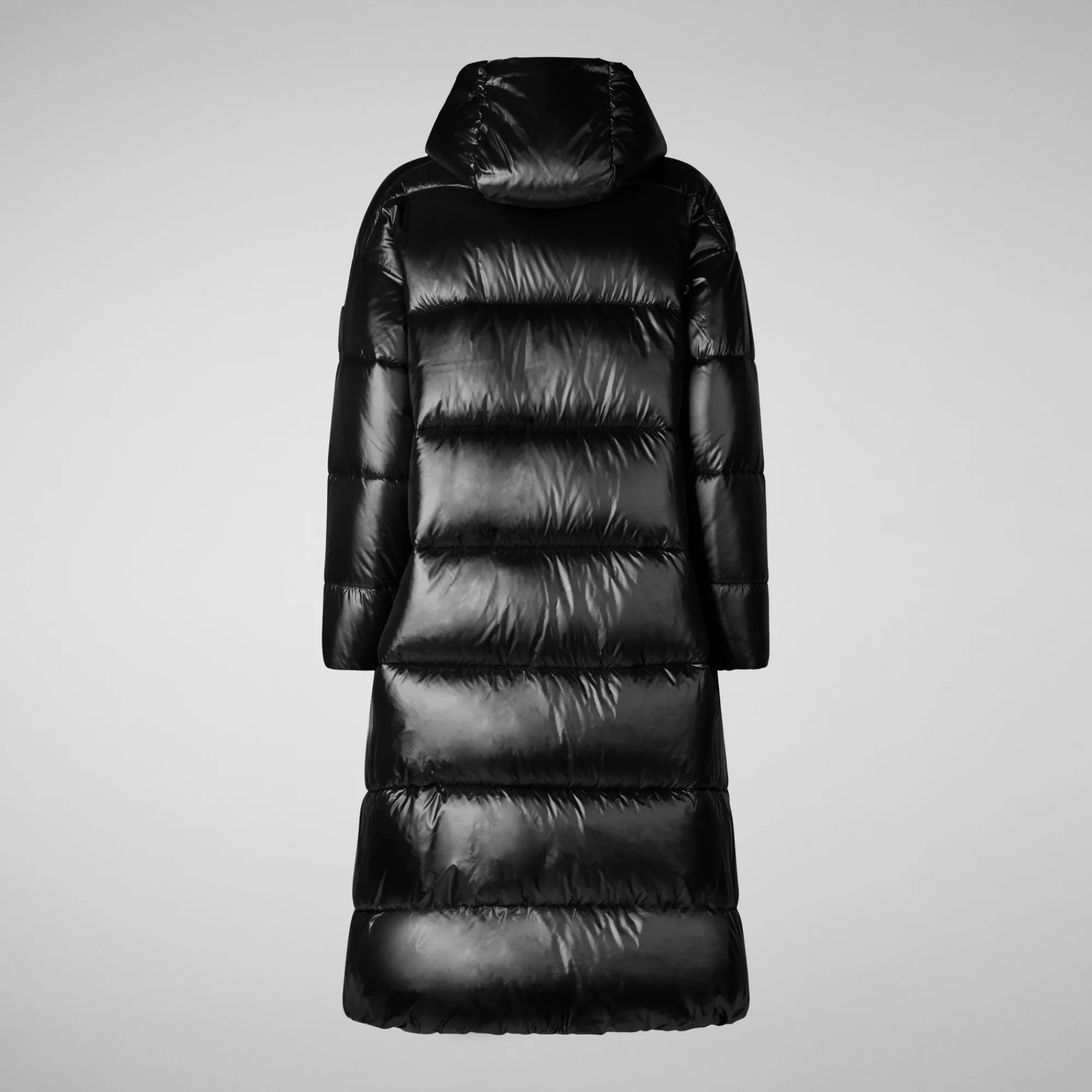 Discount Save The Duck Women's animal free hooded Animal free Puffer jacket Clarice in Black