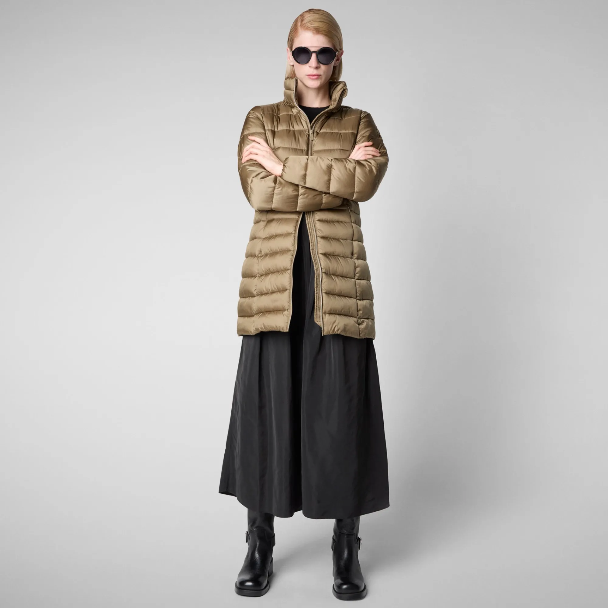 womens_hooded_animal_free_puffer_coat_reese_in_husk_green_2-1.webp Best Save The Duck Women's Hooded Animal free Puffer Coat Reese in Husk Green HuskGreen