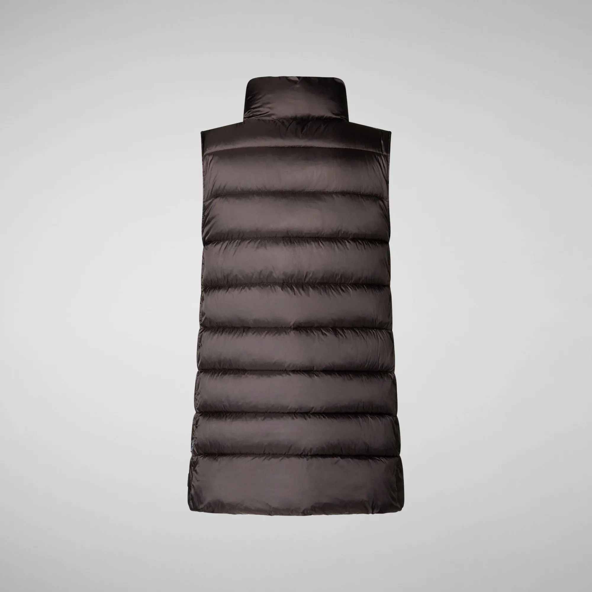 Discount Save The Duck Women's quilted vest Coral in Brown Black Brownblack