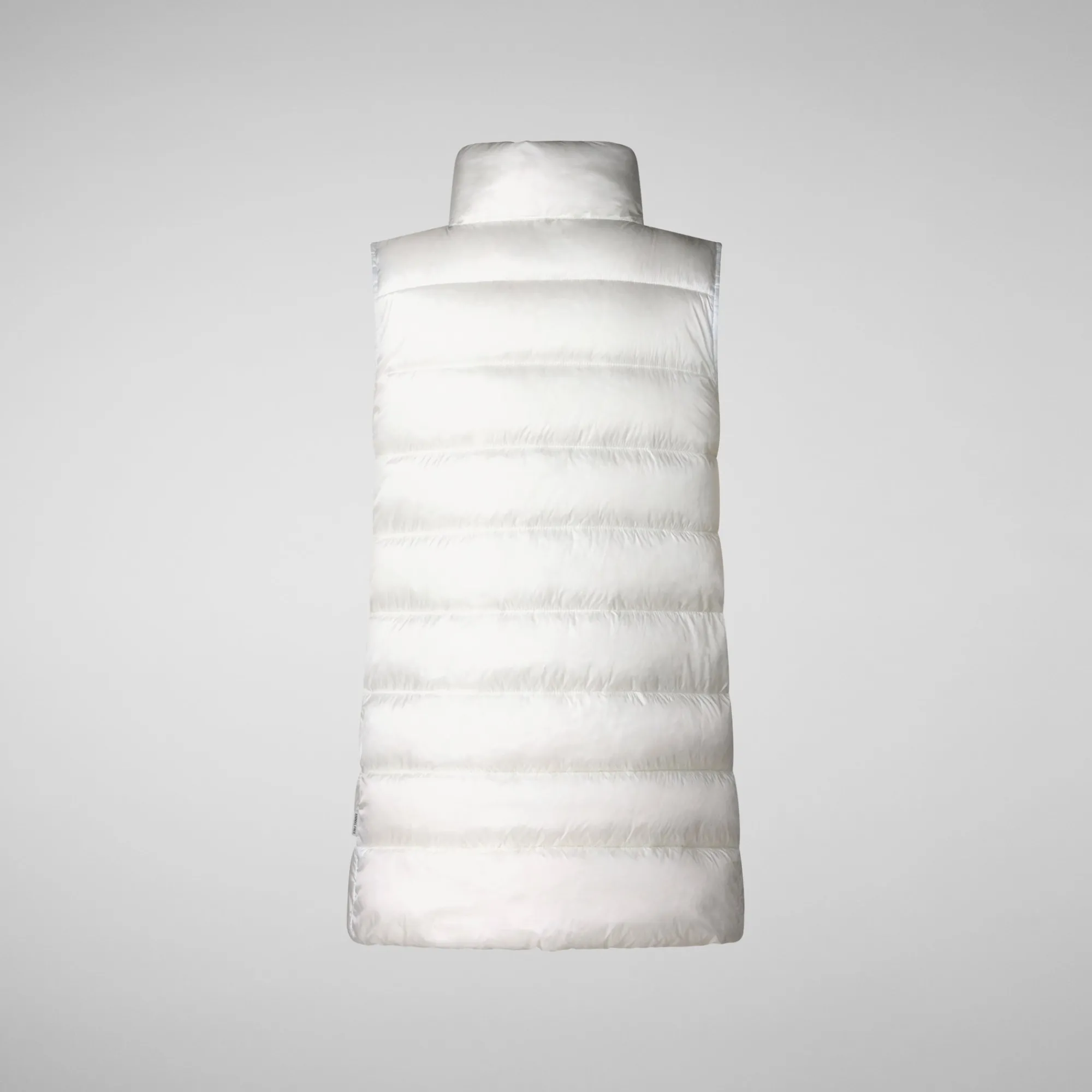 Discount Save The Duck Women's quilted vest Coral in Off White